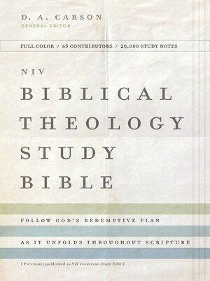 cover image of NIV, Biblical Theology Study Bible